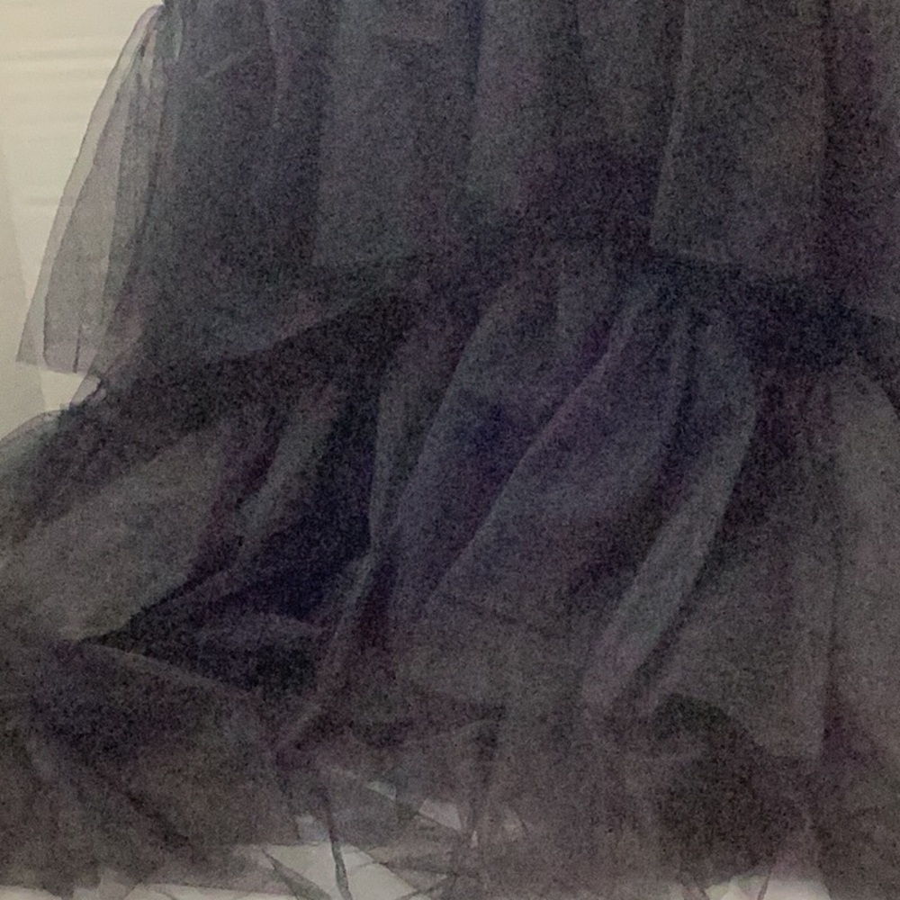 BCBGMAXAZRIA 
Oly Tiered Ruffle Tulle Evening Gown - Picture 14 of 16